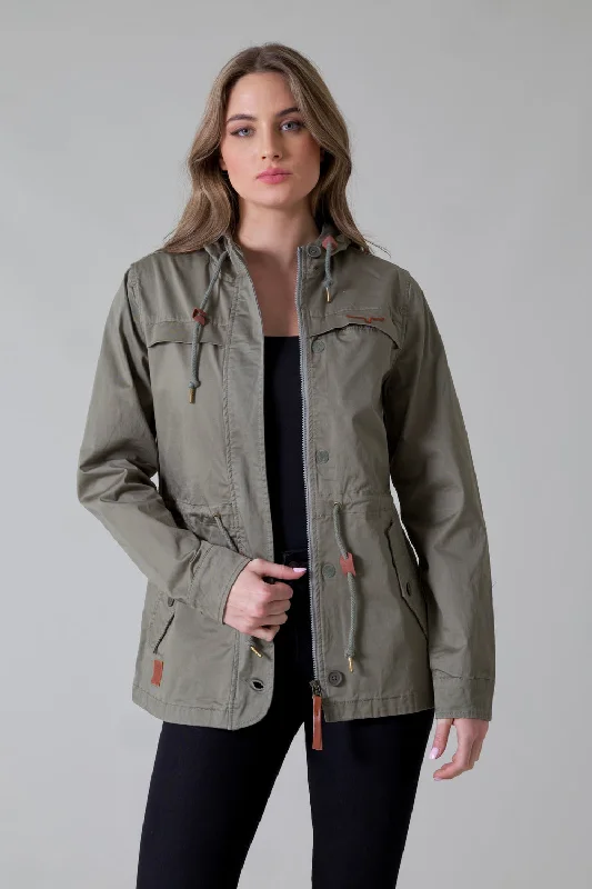 Must-Have Deals Kimes Ranch Women's All Weather Longrider Anorak Jacket-Dark Sage