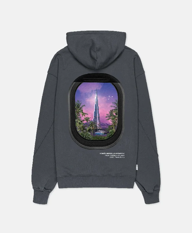 VIDEOGAME HOODIE VINTAGE GREY DUBAI EDITION