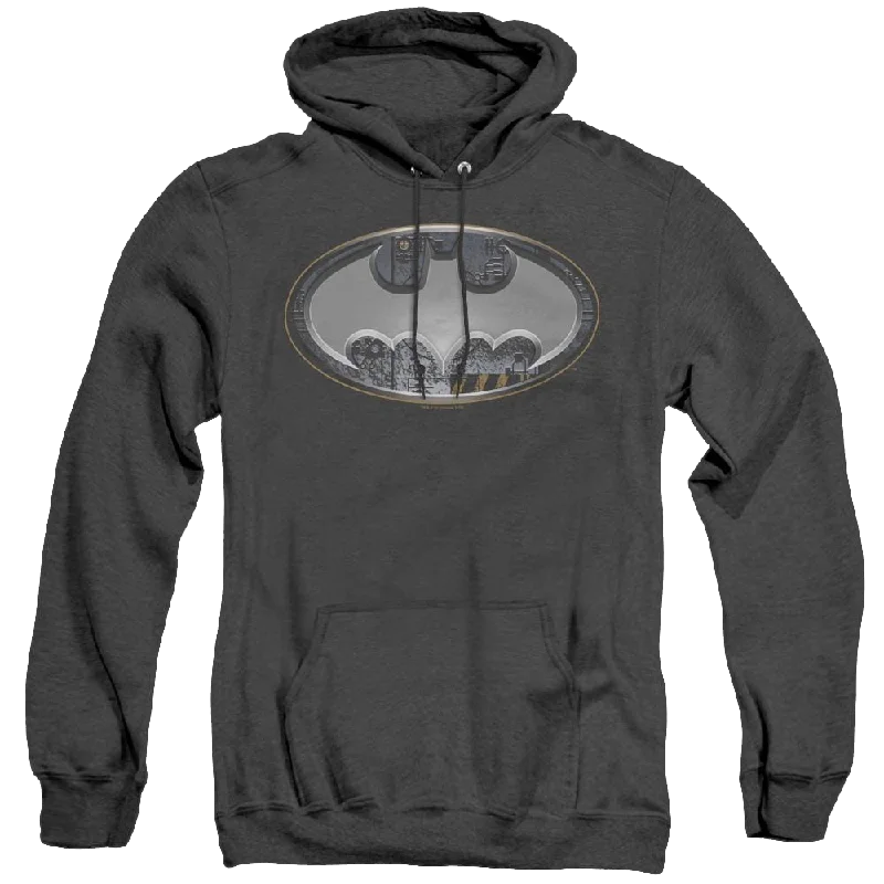 Clearance Event Dc Batman Steel Wall Shield - Heather Pullover Hoodie