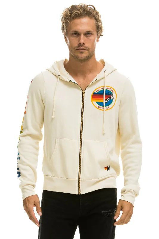 Don't Miss AVIATOR NATION HOODIE - VINTAGE WHITE