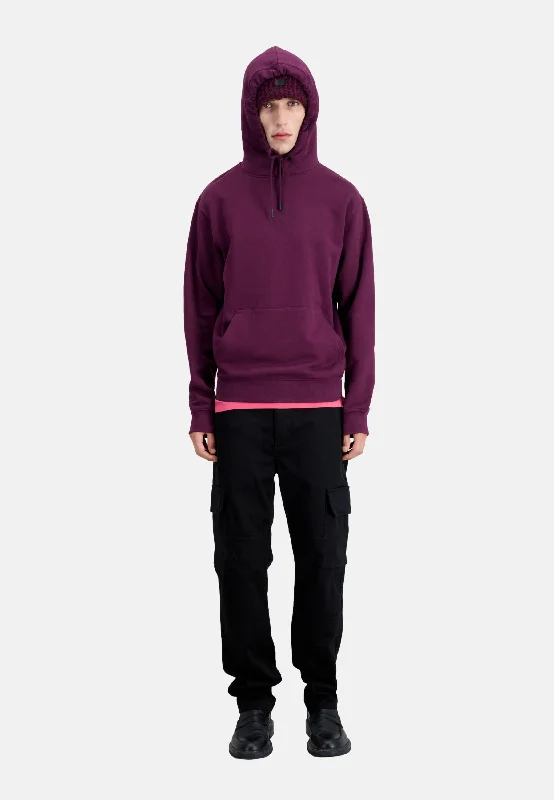 Reduced Prices Burgundy Hoodie With Logo | Men | Bordeaux