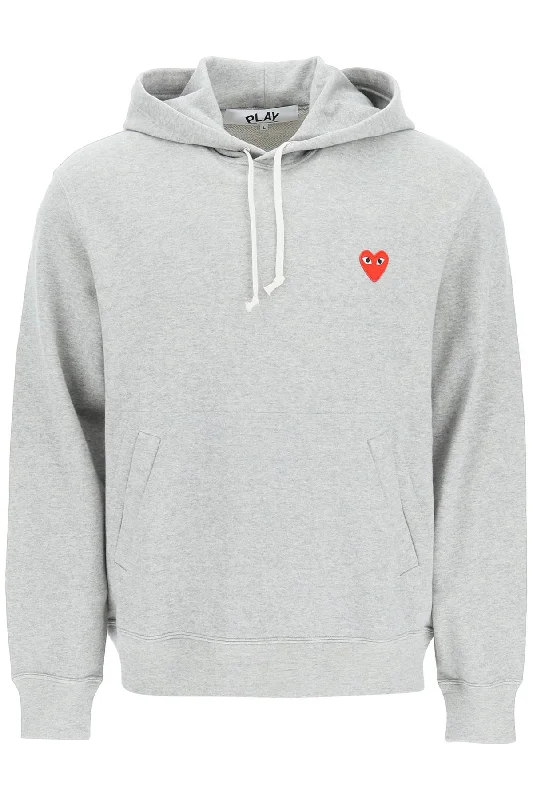 Final Markdown Heart Patch Unisex Hoodie  - Grey