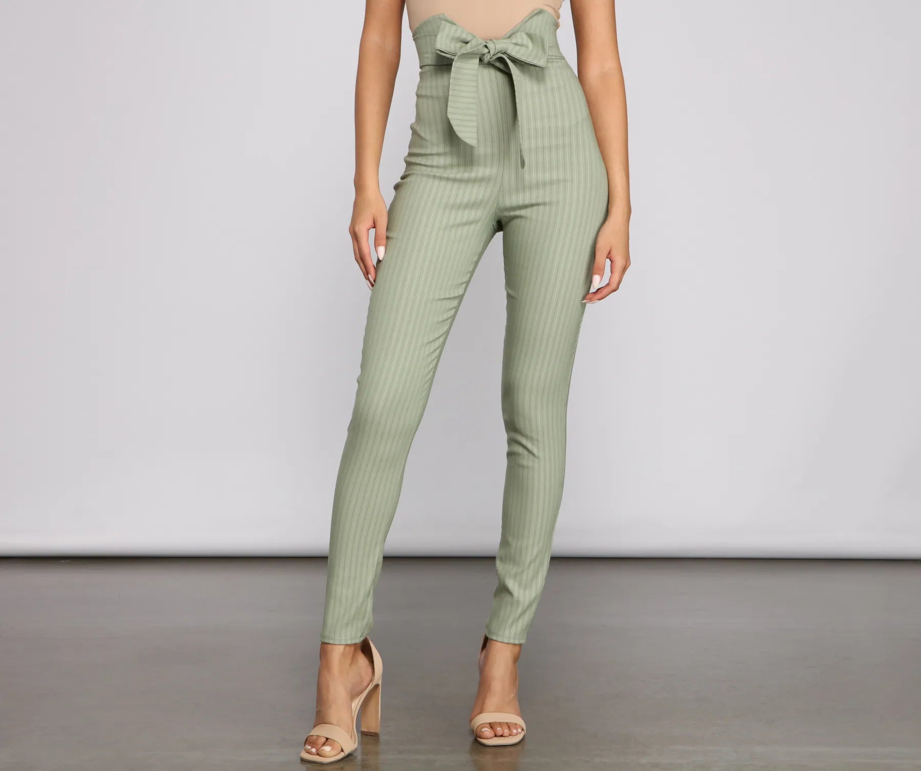 Today’s Special Stylishly Striped Tie-Waist Pants