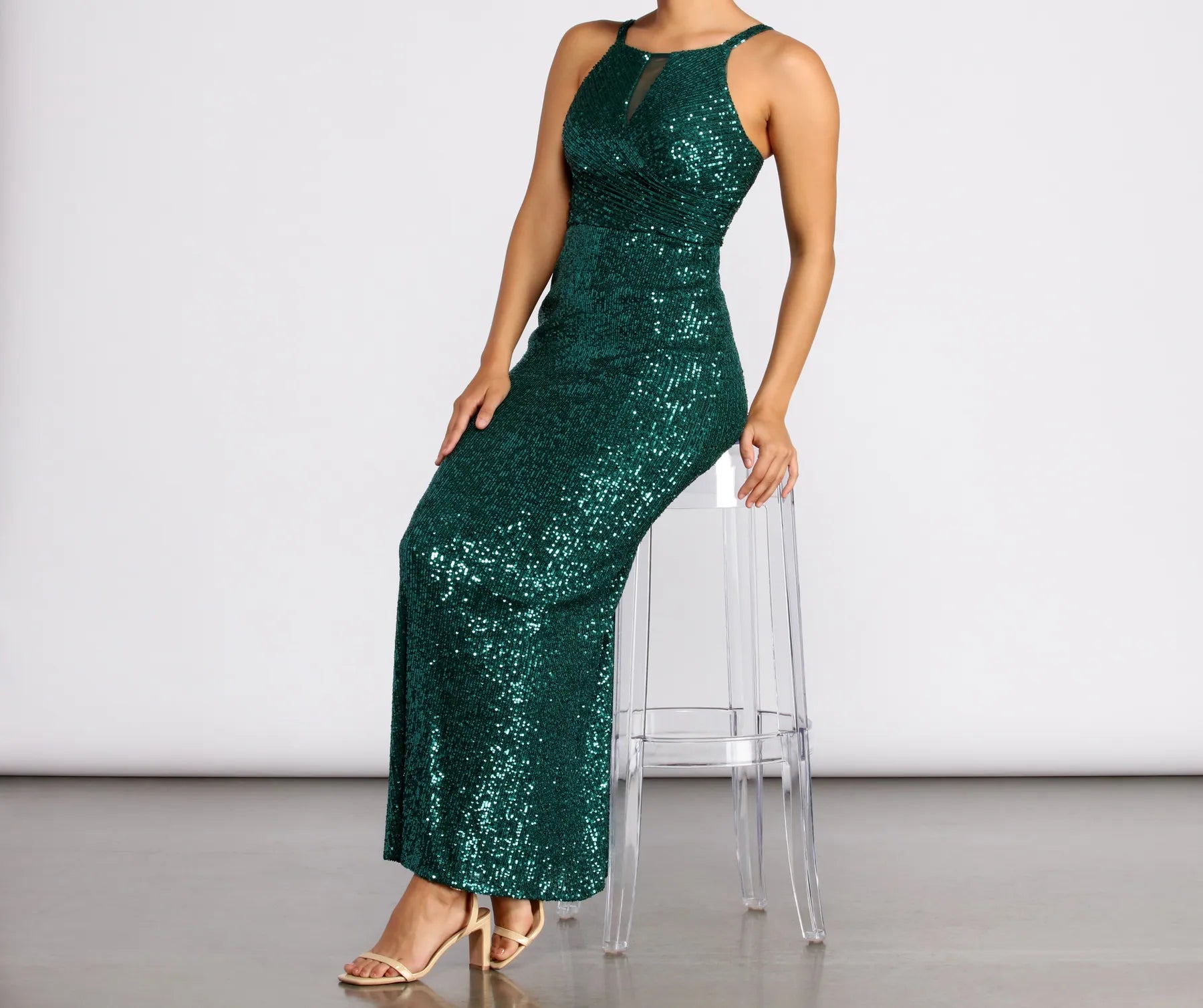 Seasonal Sale Angelina Formal Sequin Dress