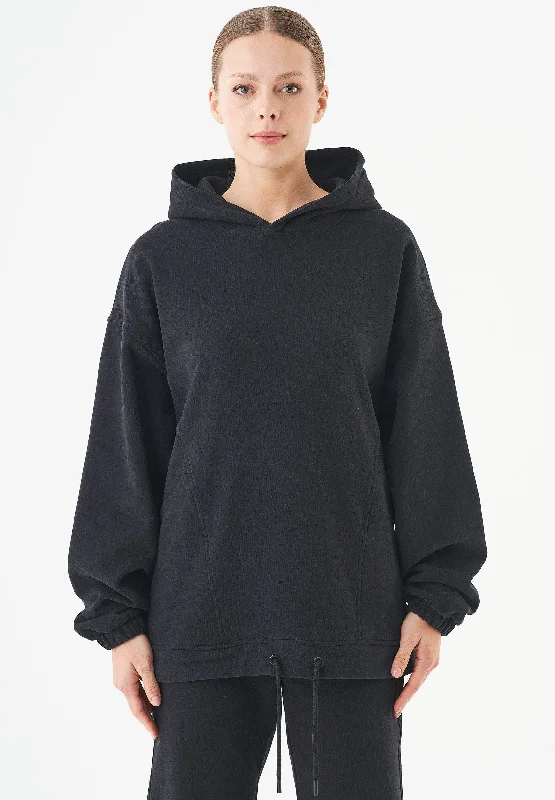 Sale Event Hande Soft Touch Oversize Organic Cotton Hoodie Black