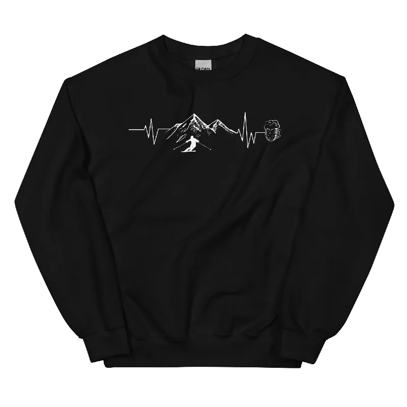 Price Fest Herzschlag Berge, Bier Und Ski - (S.K) - Sweatshirt (Unisex)
