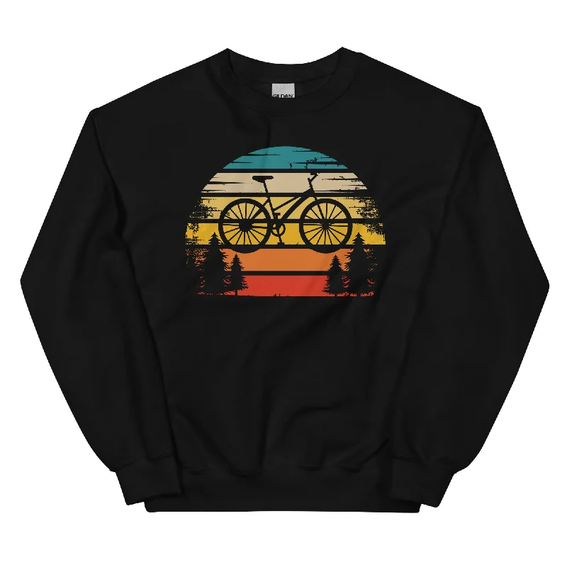 Final Markdown Retro Sonne und Fahrrad - Sweatshirt (Unisex)
