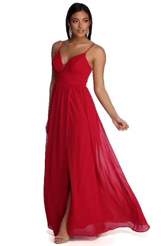 Buy Now Gabriella Formal High Slit Dress