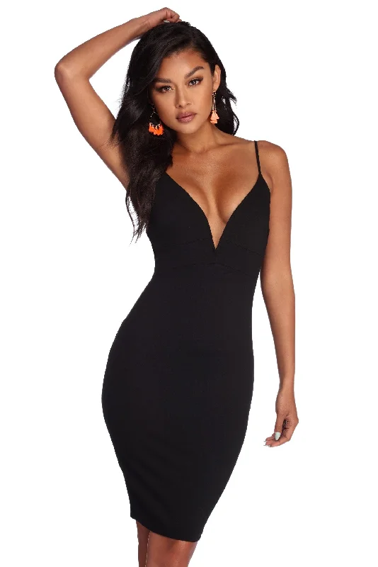 Fantastic Deals Get The Ponte Midi Dress