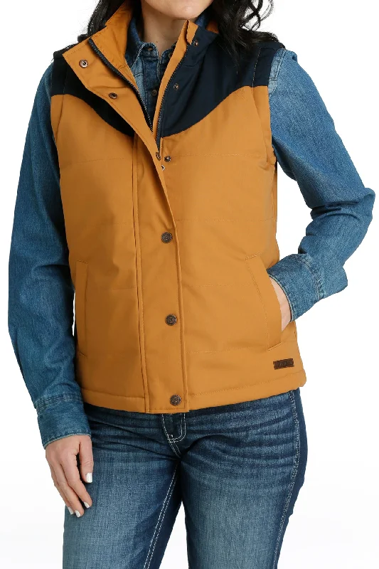 Value Deals Cinch Women's Concealed Carry Canvas Vest