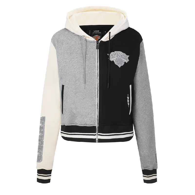 Mega Sale SUDADERA CON CIERRE NBA NEW YORK KNICKS REVERSE FRENCH TERRY PARA MUJER