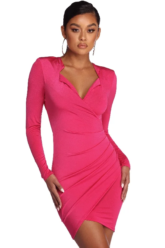 Exclusive Preview Gorgeous And Glowing Mini Dress