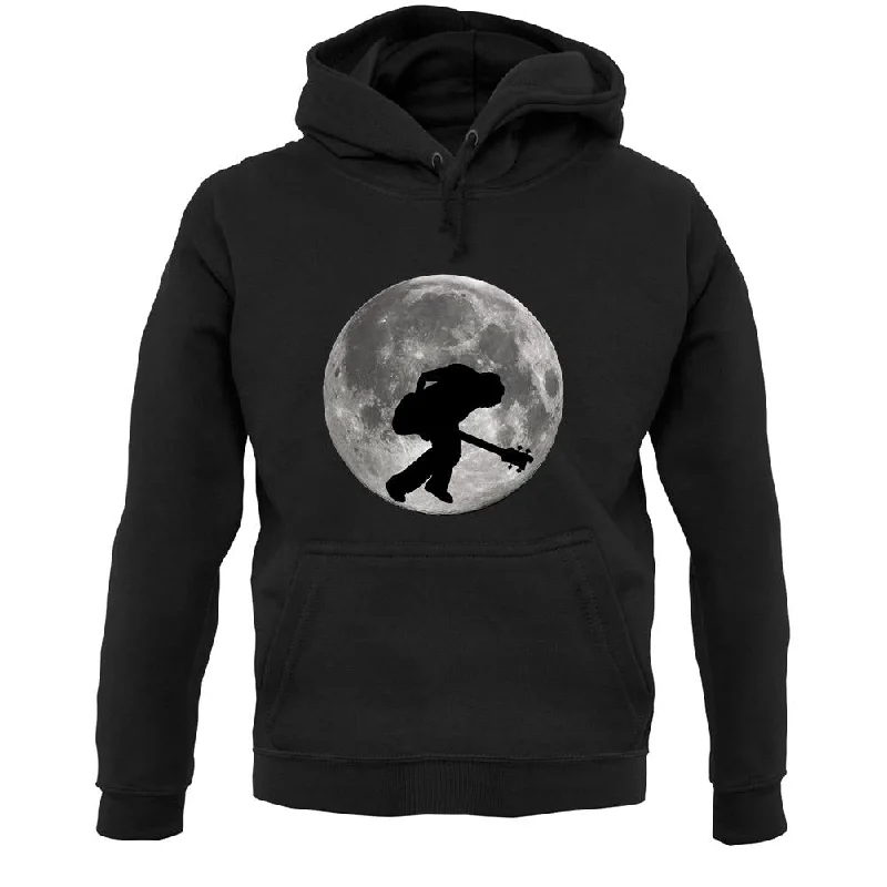 Bargain Prices Bass Player Moon Unisex Hoodie