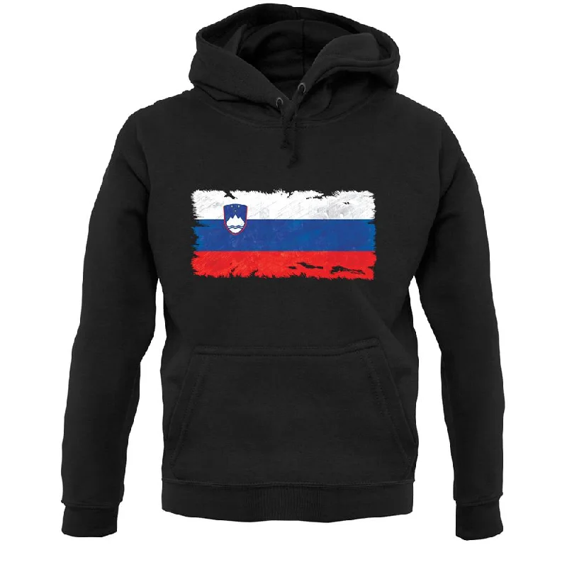 Special Price Slovenia Grunge Style Flag Unisex Hoodie