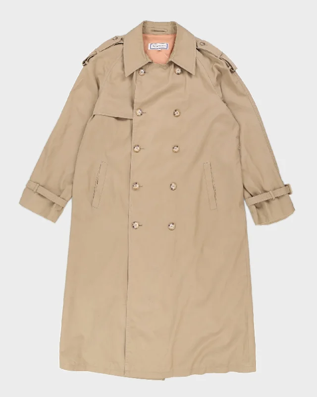 Low Prices Vintage 80s Yves Saint Laurent Beige Mac Jacket - M
