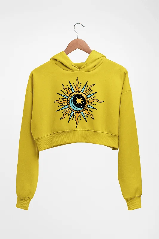 Don't Wait Psychedelic Chakra Crop HOODIE FOR WOMEN
