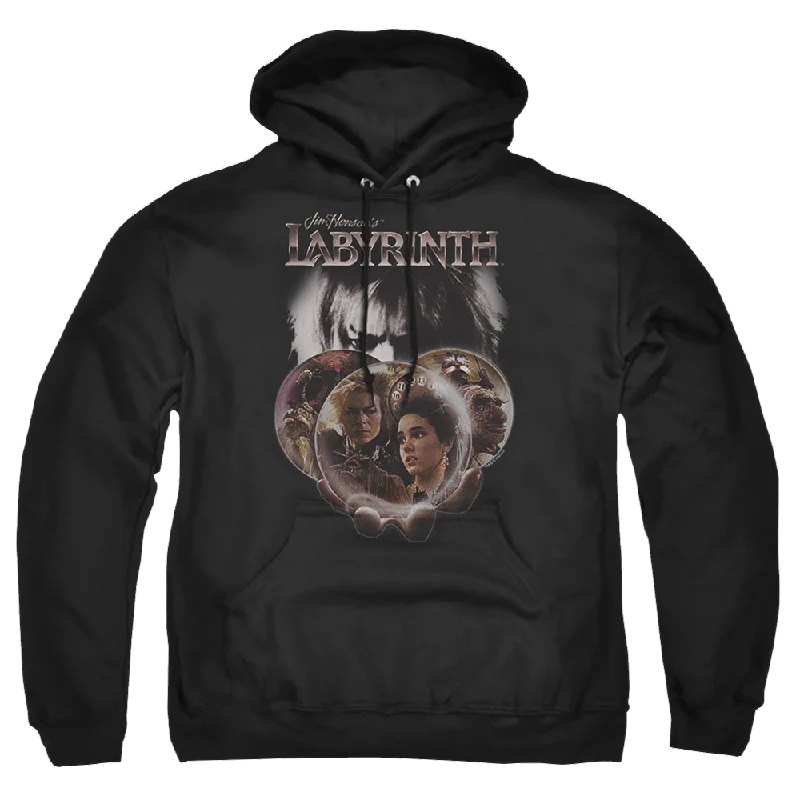 Labyrinth Globes Pullover Hoodie