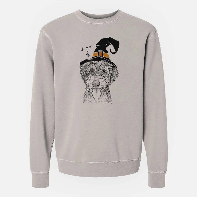 Buy More, Save More Witch Myrtle Mae the Aussiedoodle - Unisex Pigment Dyed Crew Sweatshirt Buy More, Save More Witch Myrtle Mae the Aussiedoodle - Unisex Pigment Dyed Crew Sweatshirt