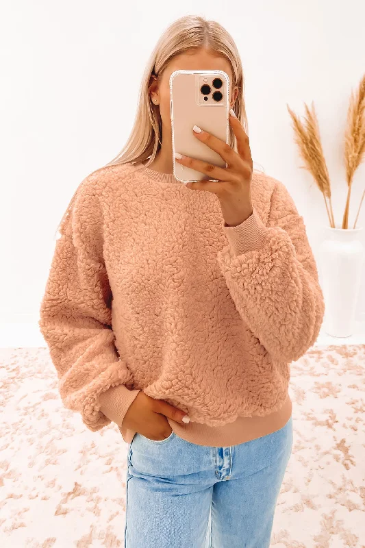 Mega Sale Cloud Sherpa Crew Nude