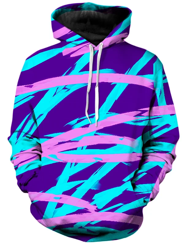 Price Break Purple and Blue Rave Abstract Unisex Hoodie