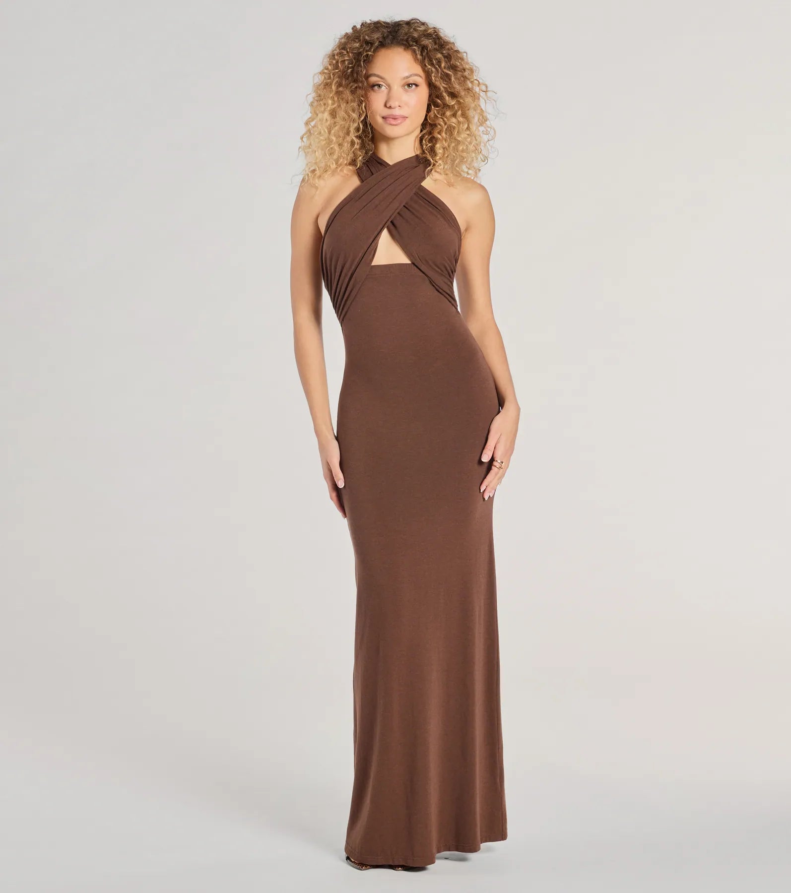 Today’s Deal Chic Update Convertible Ruched Long Dress