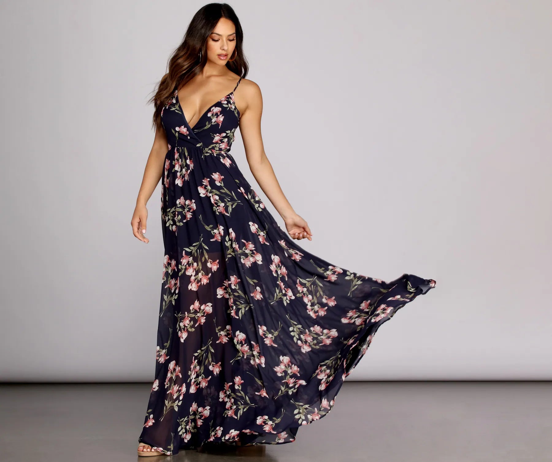 Deal of the Week Fleur Floral Chiffon Dress