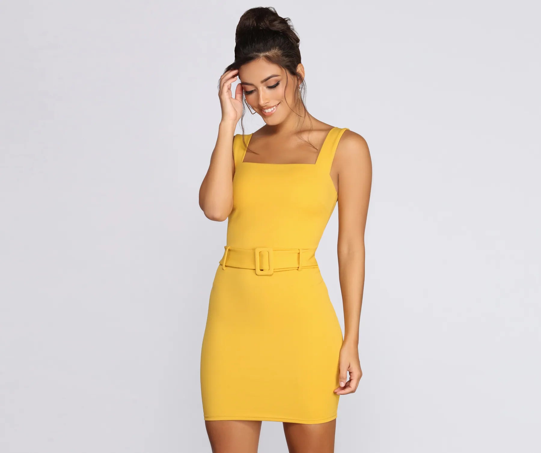 Mega Sale Mod Mini Belted Dress