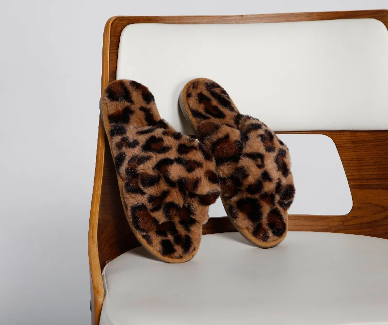 Unbeatable Prices Cheetah-Liscious Faux Fur Slippers