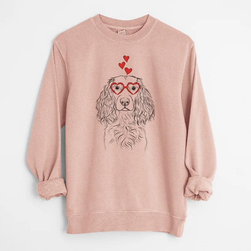 Great Deals Valentine Landry the Boykin Spaniel - Unisex Pigment Dyed Crew Sweatshirt Great Deals Valentine Landry the Boykin Spaniel - Unisex Pigment Dyed Crew Sweatshirt