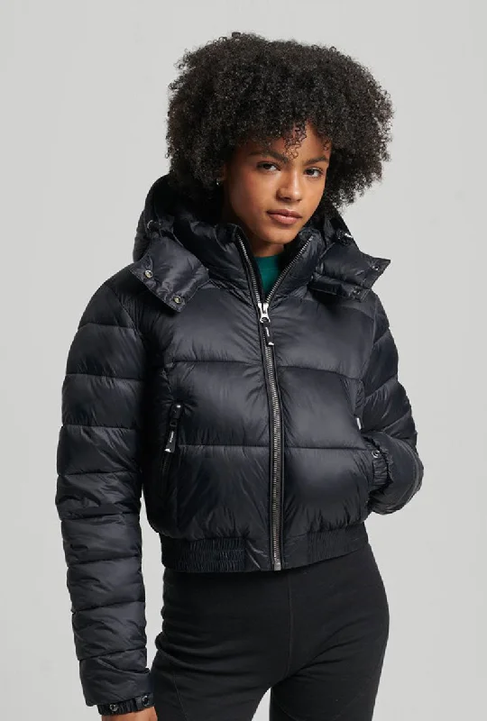 Online Specials SUPERDRY FUJI CROP HOODED JACKET