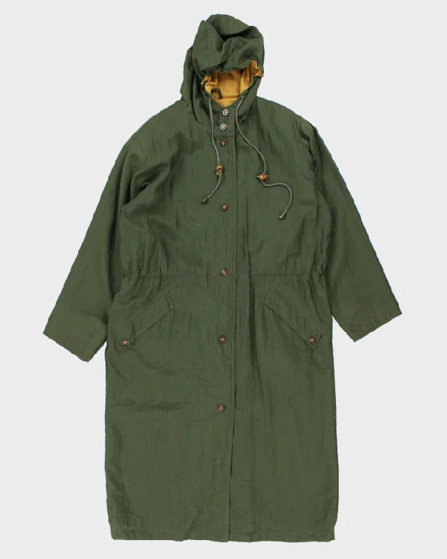 Seasonal Clearance Vintage 90's Eddie Bauer Hooded Long Overcoat - S