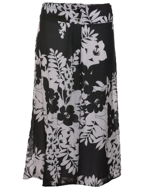Exclusive Online Offer Floral Print Wide-Leg Trousers - W31 L22