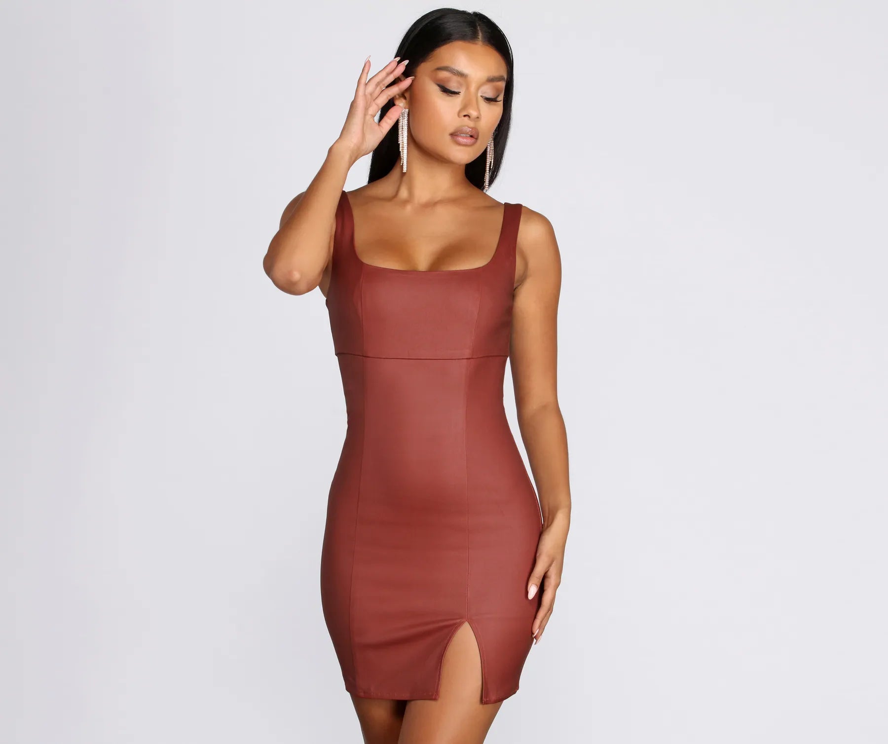 Special Savings Who's That Girl Scoop Mini Dress