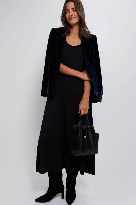 Mega Deal Black Short Sleeve Sara Maxi Dress