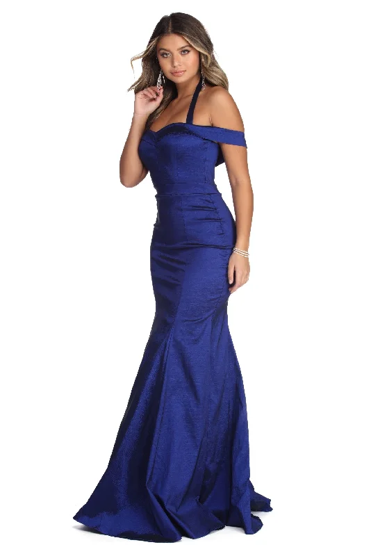 Major Savings Leighton Formal Taffeta Mermaid Dress