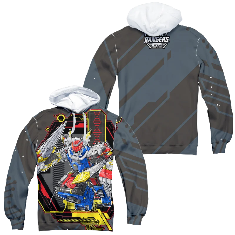 Stock Up and Save Power Rangers Megazord (Front/Back Print) - All-Over Print Pullover Hoodie