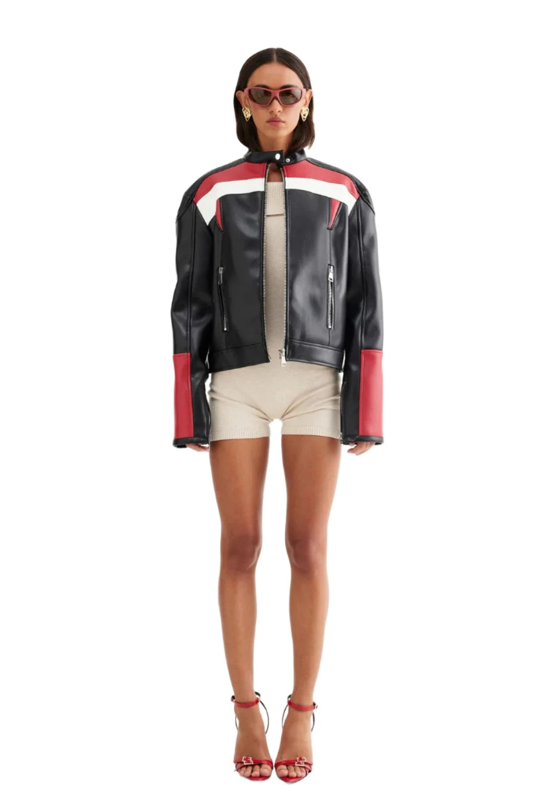 Massive Deals LIONESS - "Top Model" - Moto Biker Jacket
