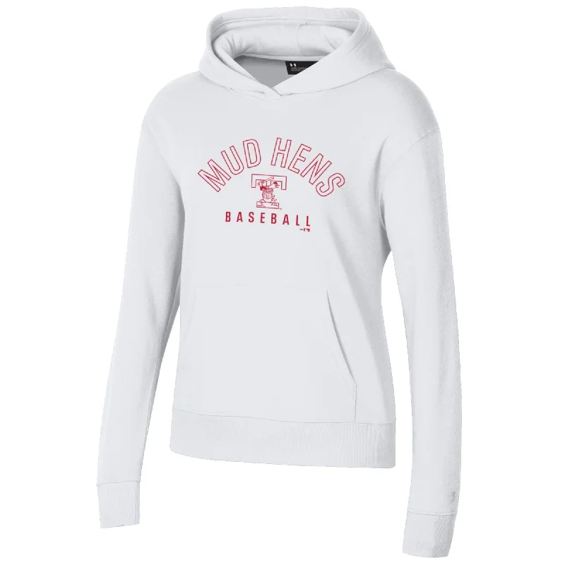 Toledo Mud Hens White Ladies UA Rival Hood