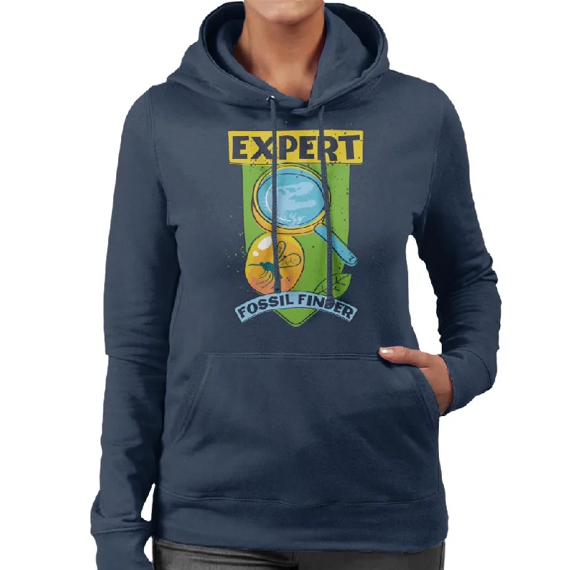 Super Sale Jurassic Park Expert Fossil Finder Women's Hooded Sweatshirt