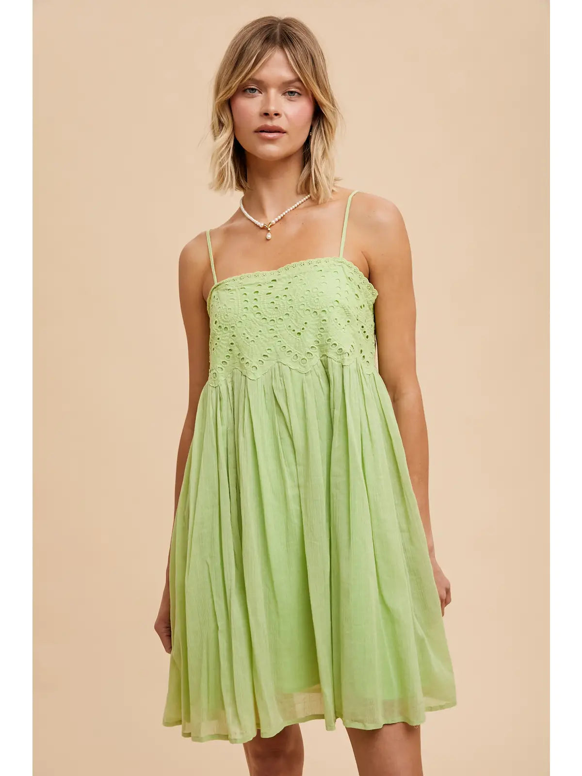 Lowest Price Pistachio Mini Dress