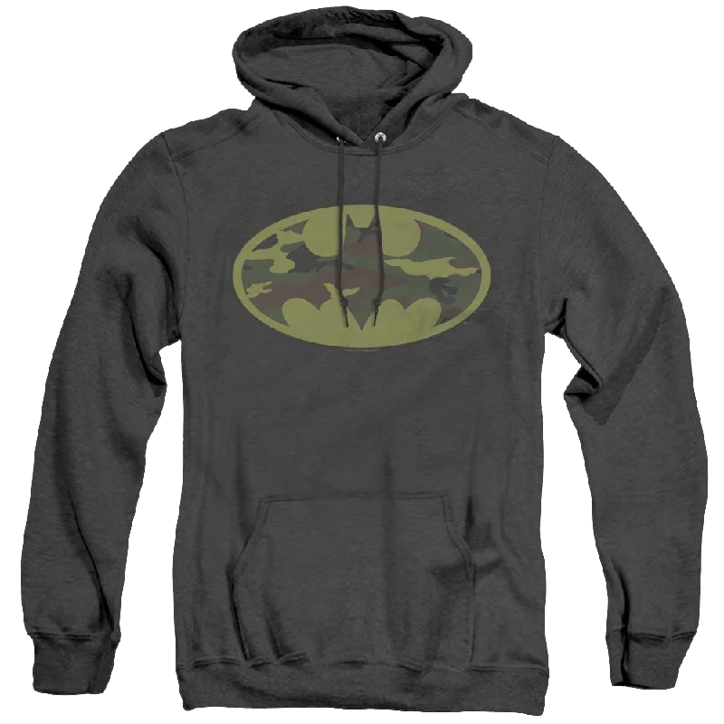 Blowout Sale Dc Batman Camo Logo - Heather Pullover Hoodie