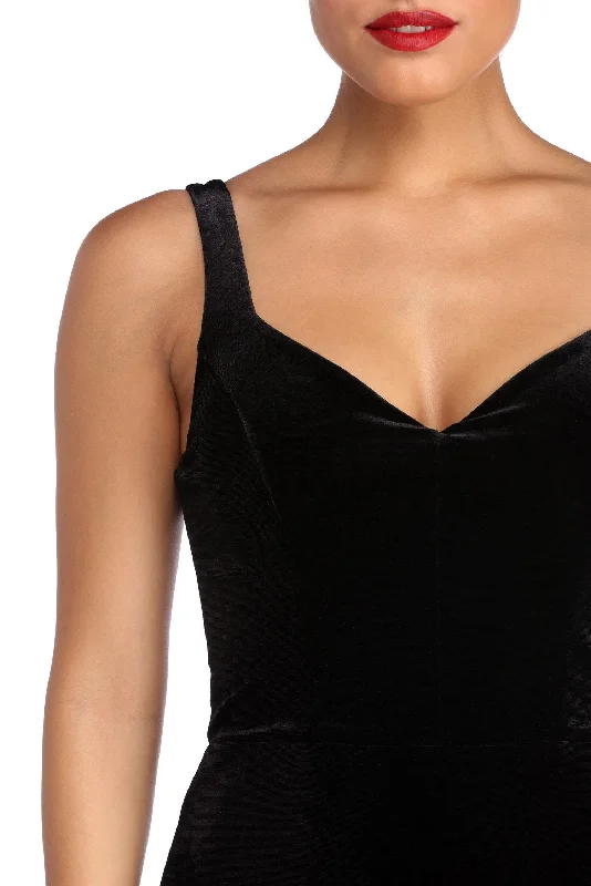 Price Fest Lucille Velvet Formal Dress
