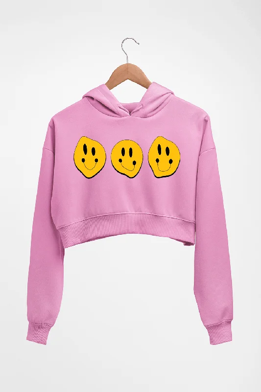 Special Price Smiley Crop HOODIE FOR WOMEN