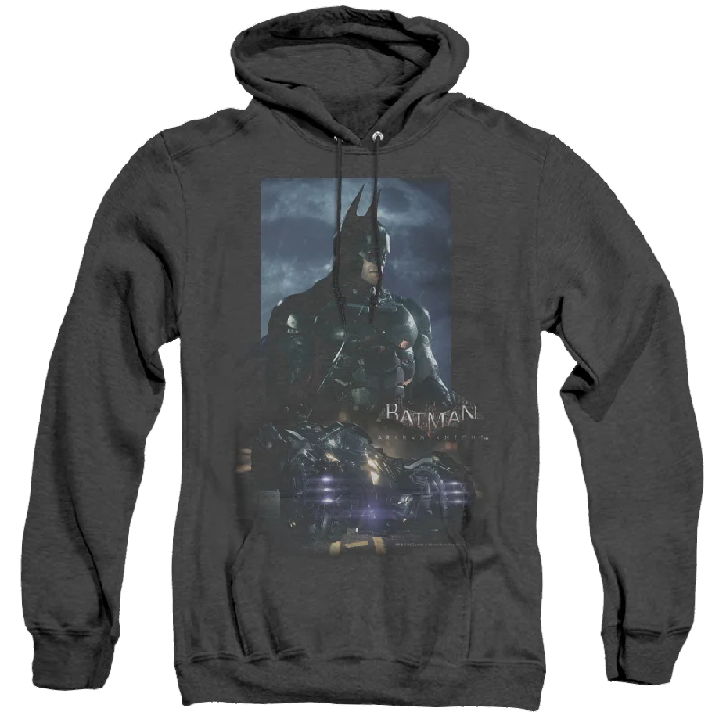 New Markdowns Batman Arkham Knight Batmobile - Heather Pullover Hoodie