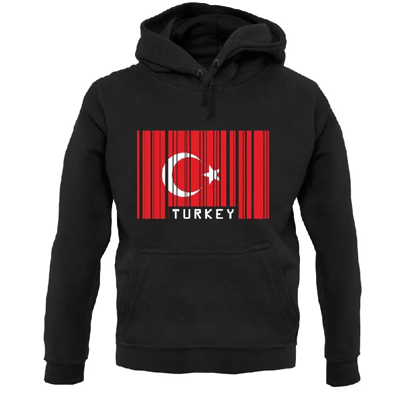 Special Savings Turkey Barcode Style Flag Unisex Hoodie