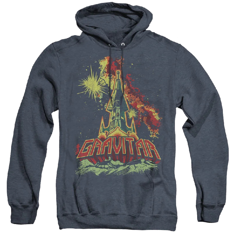 Can't Miss Atari Blast Off - Heather Pullover Hoodie