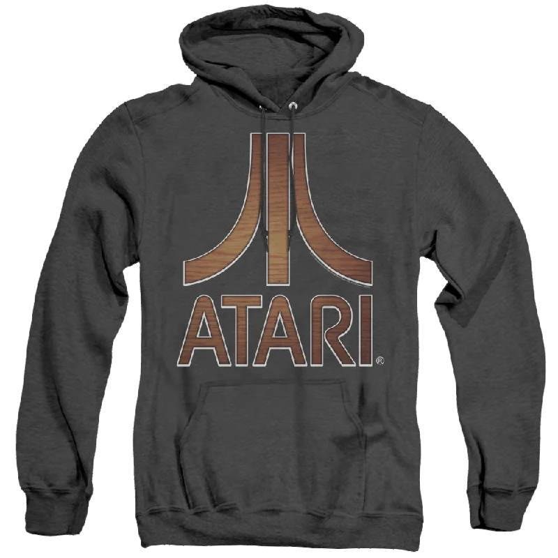 Daily Specials Atari Classic Wood Emblem - Heather Pullover Hoodie