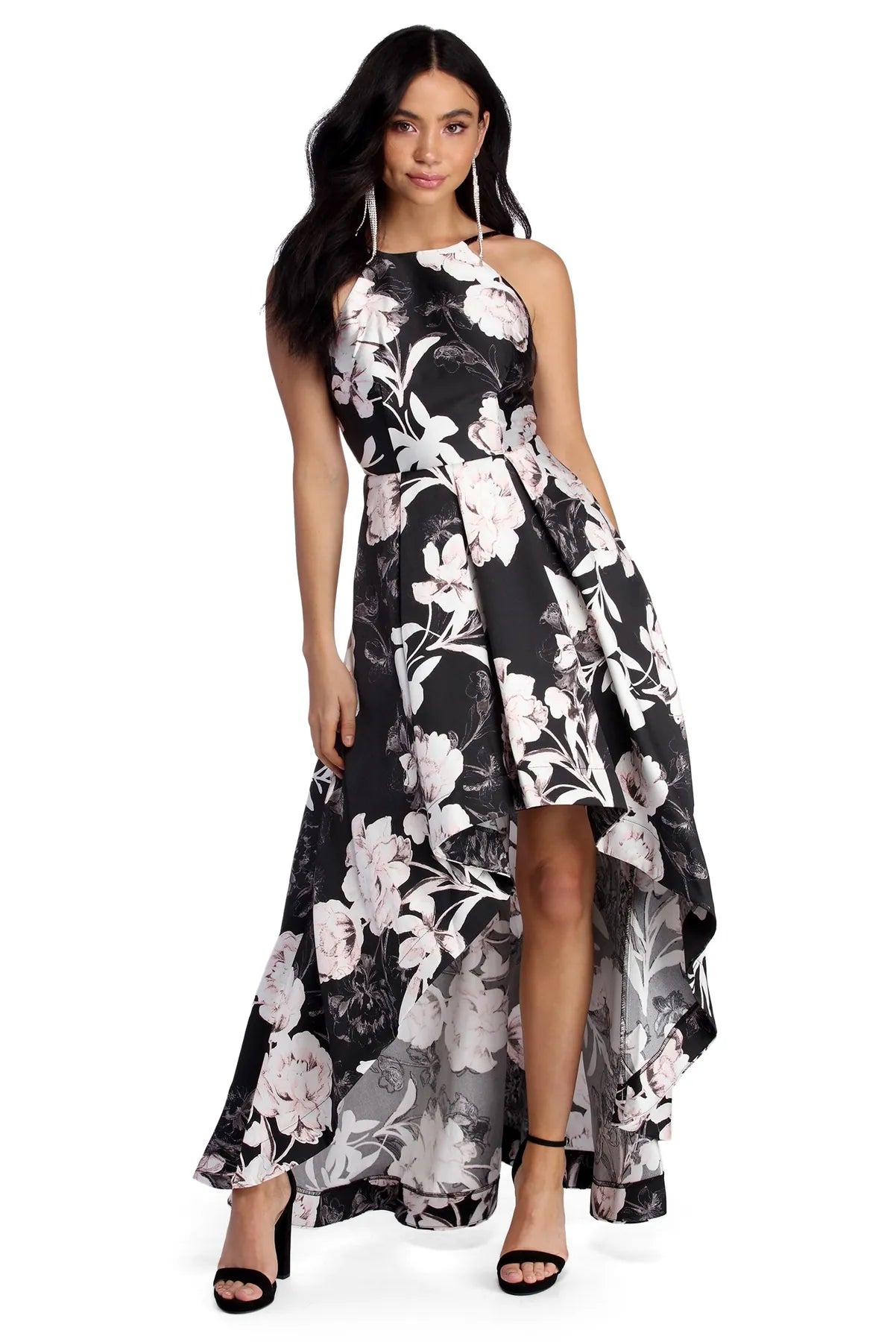 Shop and Save Camilla Floral High Low Dress
