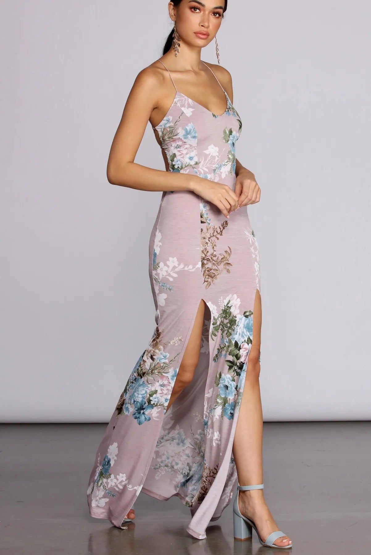 Big Savings Island Romance Lattice Back Dress
