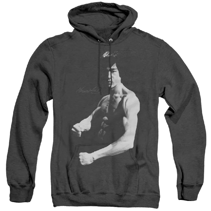 Deal Alert Bruce Lee Stance - Heather Pullover Hoodie